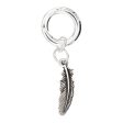 Feather Charm in Silver Supply