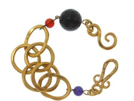 Swank Bracelet With Smokey Topaz and Carnelian Online Hot Sale