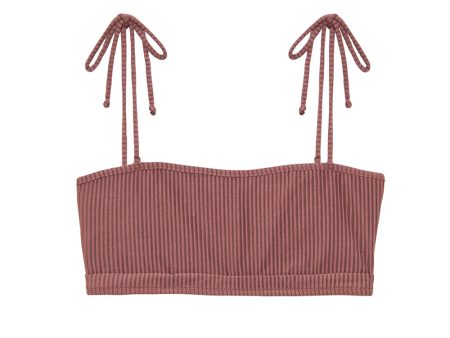 Arrow Top | Mauve Rib Online Hot Sale