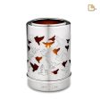 T712   Reflections of Soul Tealight Urn Bru Pewter Fashion