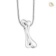 PD1410   DogBone Ashes Pendant Pol Silver For Discount