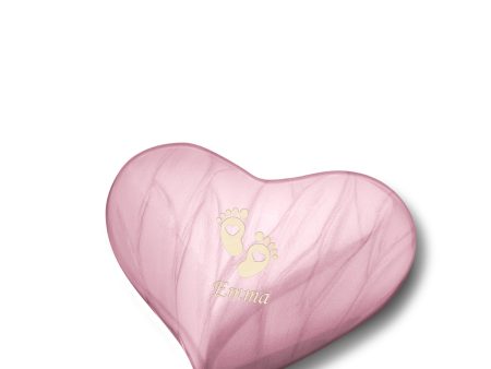 H667   Heart Child Urn Pearl Pink on Sale