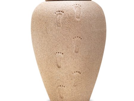 BA110   ShiftingSand Footprints Standard Adult Urn Eco Sand Online