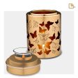 T711   Reflections of Life Tealight Urn Bru Gold Discount