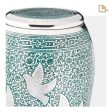 A501   Majestic Returning Home Standard Adult Urn Blue & Pol Silver Online