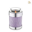 T670   Tealight Urn Pearl Lavender & Pol Silver Cheap