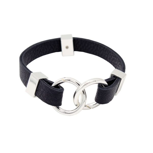 Black Magic Avril Edge Bracelet in 3 Metal Tones-Wholesale Online