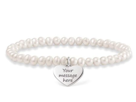 Engravable Pearl Bracelet Online Hot Sale