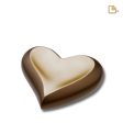 K613   Heart Keepsake Urn Auburn & Bru Gold Cheap