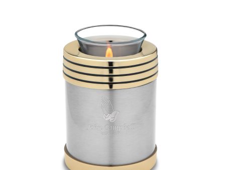 T665   Tealight Urn Bru Pewter Sale