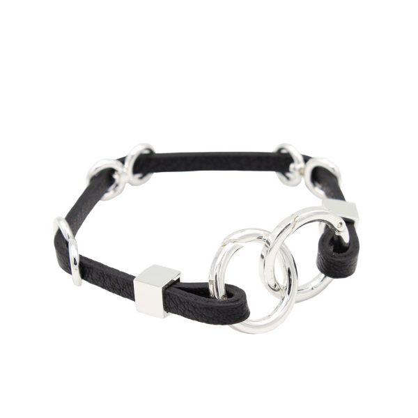 Black Magic Avril Bracelet with Accents in 3 metal tones-Wholesale Online Hot Sale