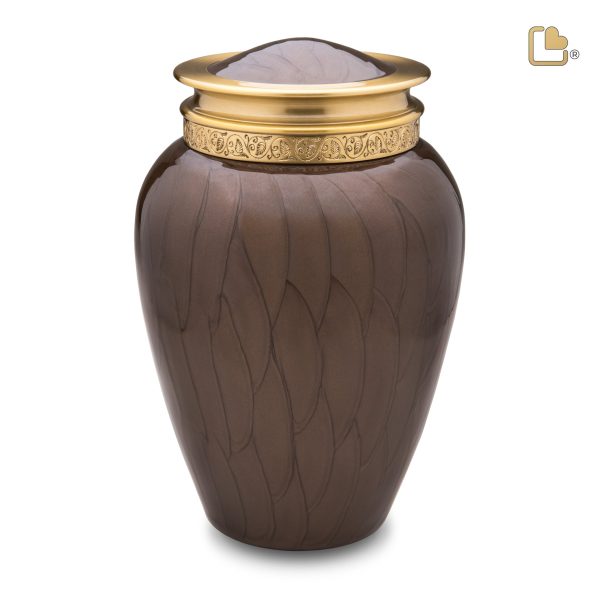 A291   Blessing Standard Adult Urn Pearl Bronze & Bru Gold For Discount