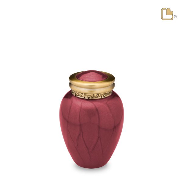 K299   Blessing Keepsake Urn Pearl Crimson & Bru Gold Online Sale