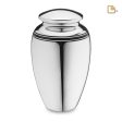 A218   ArtDeco Standard Adult Urn Pol Silver Hot on Sale