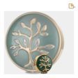 K1100   Tree of Love Keepsake Urn Pearl Green & Pol Gold on Sale