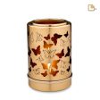 T711   Reflections of Life Tealight Urn Bru Gold Discount