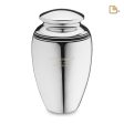 A218   ArtDeco Standard Adult Urn Pol Silver Hot on Sale