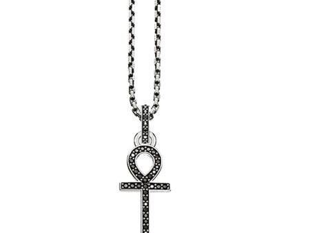 Ankh Cross Pendant With Chain on Sale