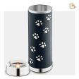 T656   Tall Pet Tealight Urn Midnight & Pol Silver Online