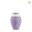 K298   Blessing Keepsake Urn Pearl Lavender & Pol Silver For Sale