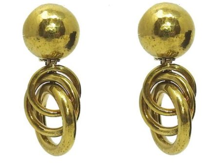 Ring Drop Clip Earrings For Cheap