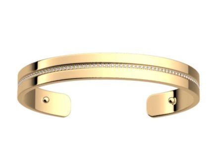 Bandeau Precious 14mm Cuff in Gold Online Sale