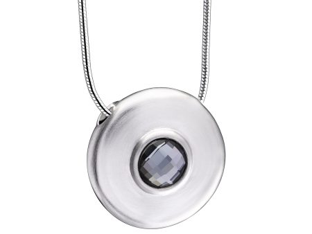 PD1440   Simplicity Ashes Pendant Bru Silver w Swarovski® Discount