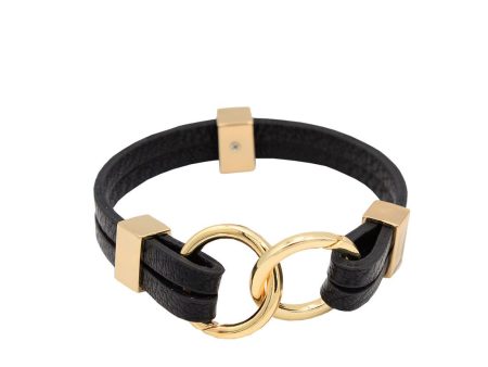 Black Magic Avril Bracelet  - Two Row in 3 metal tones-Wholesale For Cheap