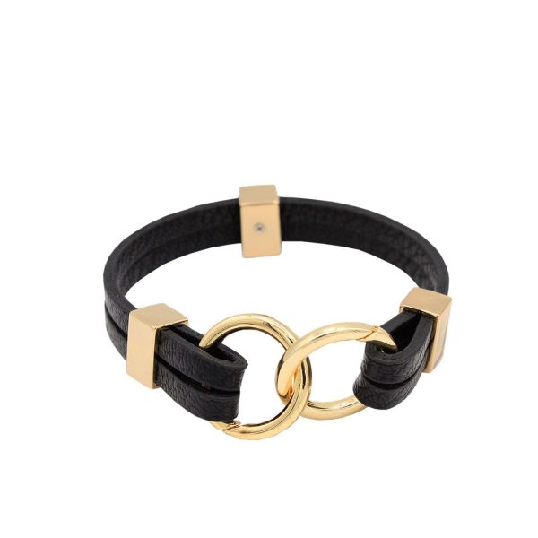 Black Magic Avril Bracelet  - Two Row in 3 metal tones-Wholesale For Cheap