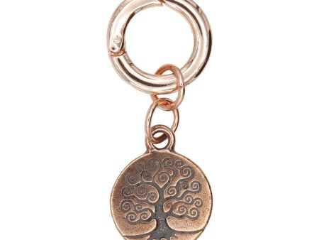 Tree Of Life Charm in Rose Gold Online