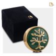 K1100   Tree of Love Keepsake Urn Pearl Green & Pol Gold on Sale