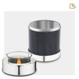 T666   Tealight Urn Pearl Midnight & Pol Silver Discount