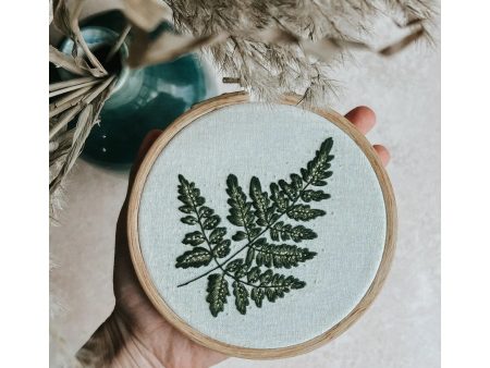 Forest Fern Embroidery Kit by Harvest Goods Co. Online Sale