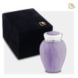 K298   Blessing Keepsake Urn Pearl Lavender & Pol Silver For Sale