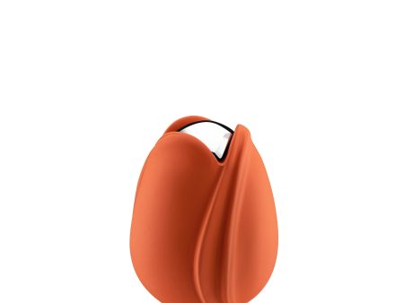 K1051   Tulip Keepsake Urn Orange & Pol Silver Hot on Sale