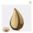 P581   TearDrop Medium Urn Bronze & Hmd Gold Discount