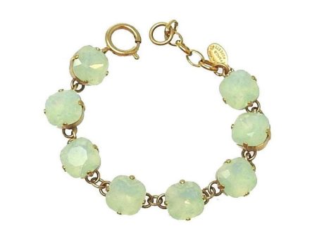 Cushion Cut Tennis Bracelet Pacific Opal Online Hot Sale