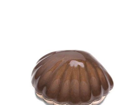 K640   Shell Keepsake Urn Pearl Bronze & Bru Gold Online now