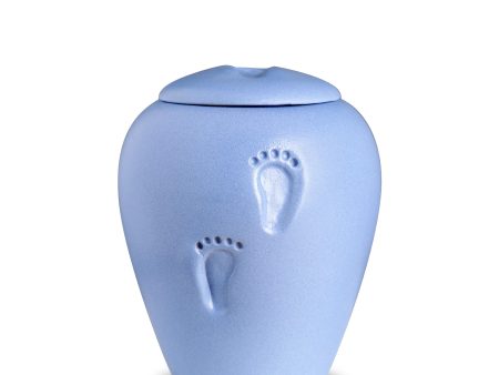 BC130   AngelBlue Baby Footprints Child Urn Eco Pigment Online Hot Sale