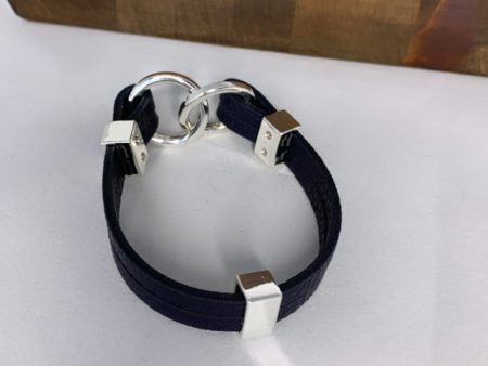 Sustainable Seconds - Avril Bracelet - Navy Silver Online