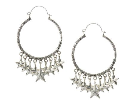 Star Hoop Earrings Supply