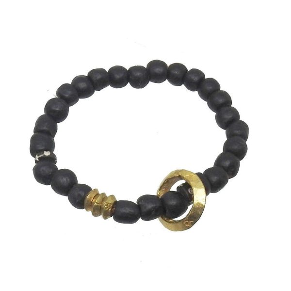 Meditation Bracelet with Gold beads Online Sale