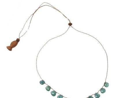 Floating Grandorite Tassel Necklace Online now