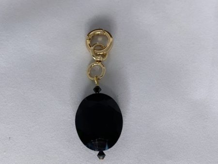 Sustainable Seconds - Black Pendant in Gold Sale