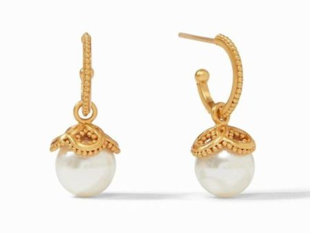 Chloe  Pearl Hoop and Charm Earring Online