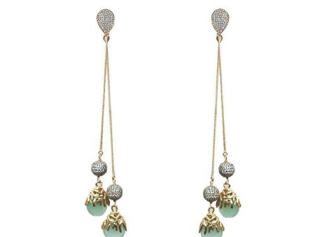 Chalcedony Drop Chandelier Earrings on Sale