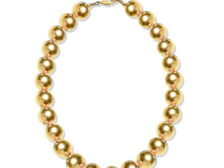 Handcast Gold Plated Ball Choker Sale