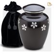 A570   Divine Forget-Me-Not Standard Adult Urn Midnight & Bru Pewter Online Sale