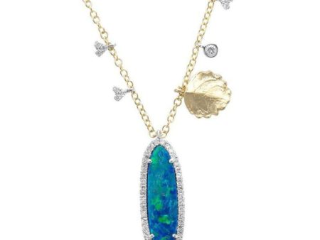 Black Opal and Diamond Necklace Supply