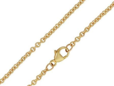 2mm 14k Yellow Gold Chain Discount